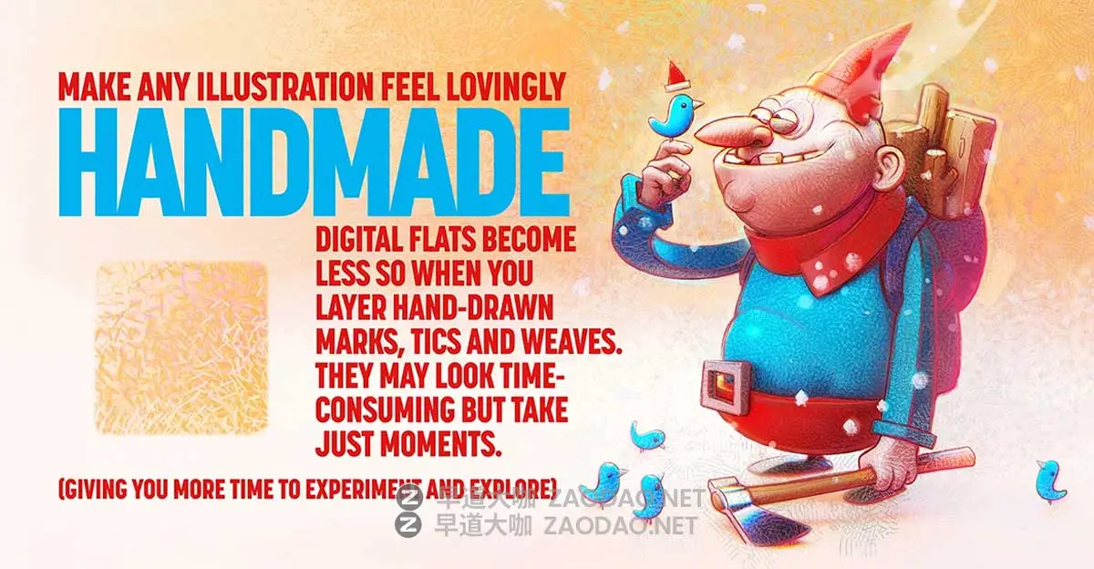 创意树叶树木木纹岩石云朵概念插画绘画效果procreate笔刷画笔素材Concept Megapack for Procreate插图2 创意树叶树木木纹岩石云朵概念插画绘画效果procreate笔刷画笔素材Concept Megapack for Procreate插图2