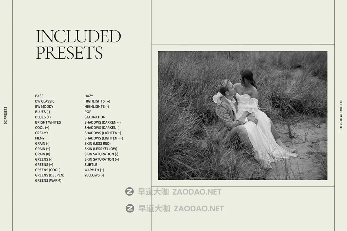 永恒温暖金色绿色黑白户外婚礼情侣摄影照片调色Lightroom预设Dawn Charles – DC Pack 3 Updated Version插图4 永恒温暖金色绿色黑白户外婚礼情侣摄影照片调色Lightroom预设Dawn Charles – DC Pack 3 Updated Version插图4