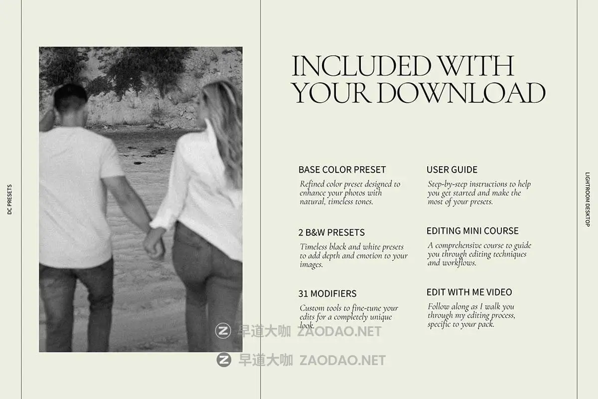 永恒温暖金色绿色黑白户外婚礼情侣摄影照片调色Lightroom预设Dawn Charles – DC Pack 3 Updated Version插图7 永恒温暖金色绿色黑白户外婚礼情侣摄影照片调色Lightroom预设Dawn Charles – DC Pack 3 Updated Version插图7