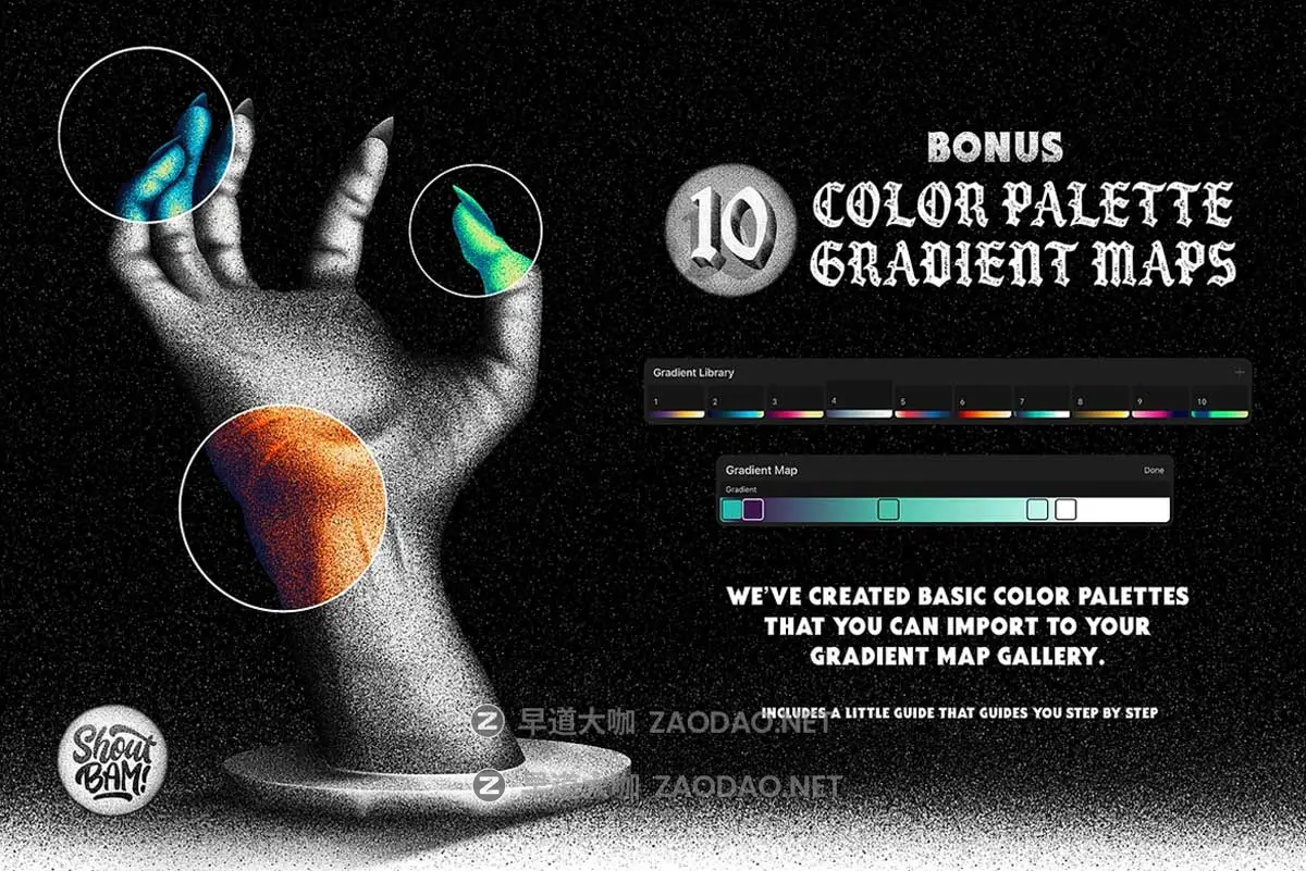 20款复古颗粒燥点3D绘画效果Procreate着色器笔刷画笔素材The Grainers Brush Set插图12 20款复古颗粒燥点3D绘画效果Procreate着色器笔刷画笔素材The Grainers Brush Set插图12