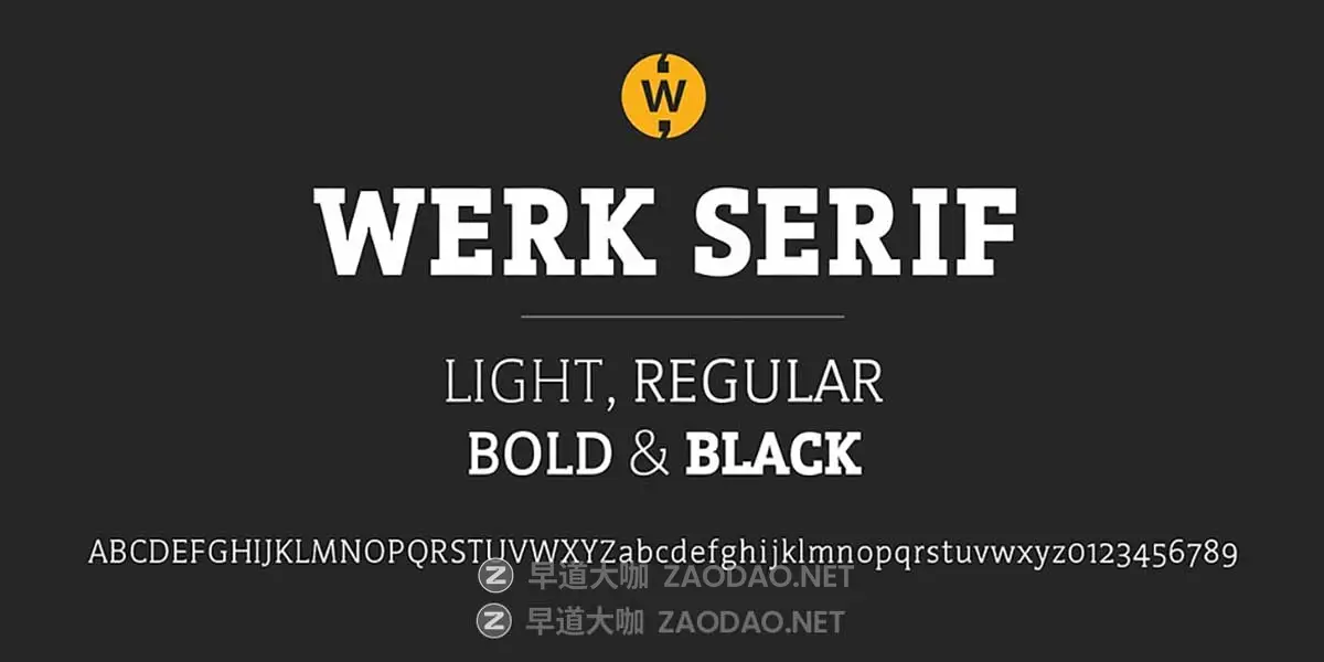 时尚潮流品牌LOGO标牌指示牌杂志海报标题设计无衬线英文字体安装包PSAIWerkSerif font family插图3 时尚潮流品牌LOGO标牌指示牌杂志海报标题设计无衬线英文字体安装包PSAIWerkSerif font family插图3