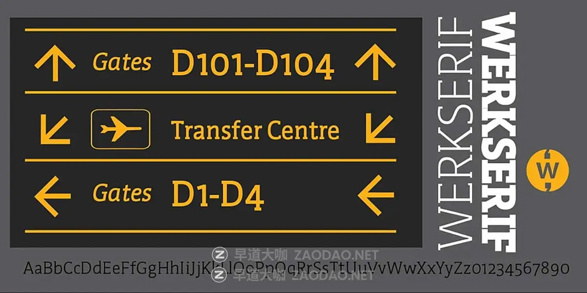 时尚潮流品牌LOGO标牌指示牌杂志海报标题设计无衬线英文字体安装包PSAIWerkSerif font family插图4 时尚潮流品牌LOGO标牌指示牌杂志海报标题设计无衬线英文字体安装包PSAIWerkSerif font family插图4