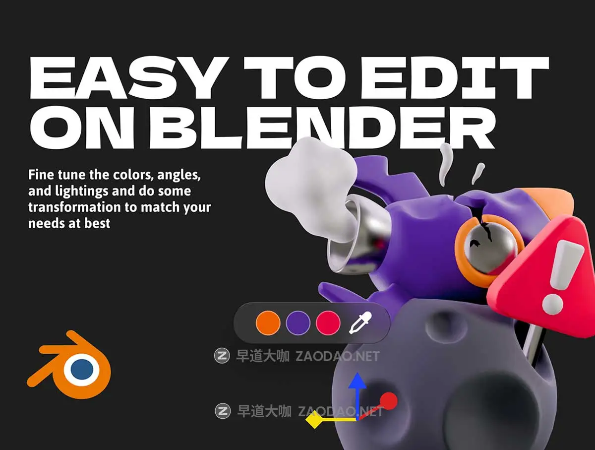 12款3D立体质感404访问密码错误链接丢失状态插图图标Icons设计Blender/Figma/PNG格式素材 Fail States 3D Icon插图1 12款3D立体质感404访问密码错误链接丢失状态插图图标Icons设计Blender/Figma/PNG格式素材 Fail States 3D Icon插图1