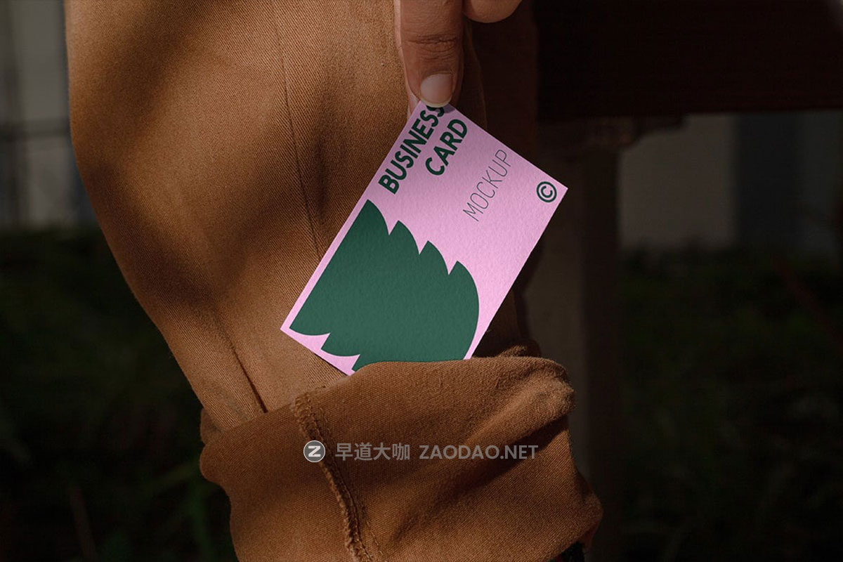 4款时尚商务个人名片卡片会员卡设计vi贴图psd样机模板素材Business Card Mockup – VOL 3插图4