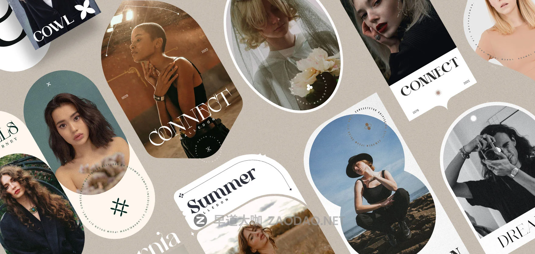 34款ins风多规格服装潮牌海报宝丽来相框模拟设计psd格式文件素材Pixflow – Designer Frames插图 34款ins风多规格服装潮牌海报宝丽来相框模拟设计psd格式文件素材Pixflow – Designer Frames插图