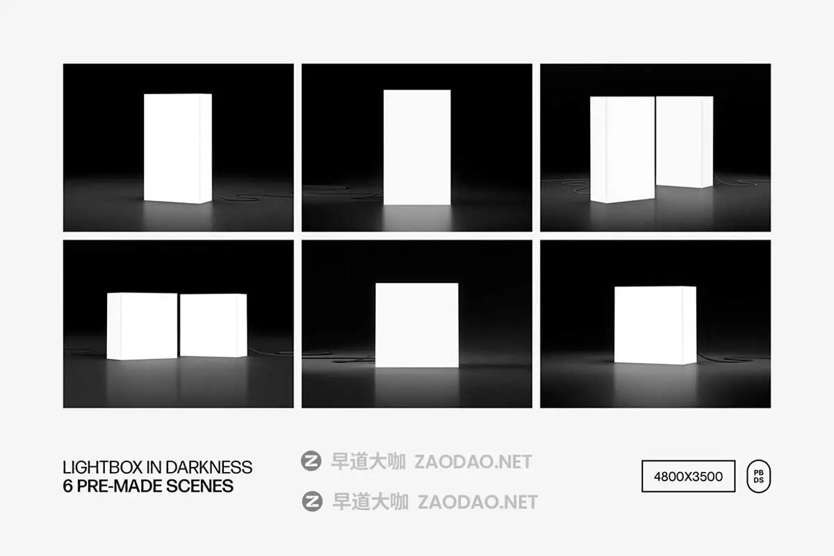 12款创意发光LOGO标牌灯箱设计展示效果图PSD样机模板Frameless Lightbox Signage Mockups插图8 12款创意发光LOGO标牌灯箱设计展示效果图PSD样机模板Frameless Lightbox Signage Mockups插图8