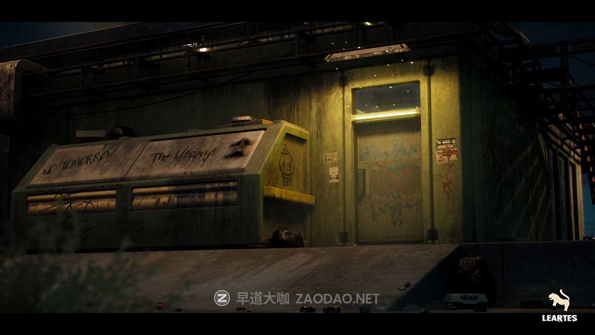 未来科幻赛博朋克风废弃汉堡店酒吧餐厅3D模型UE格式素材Nova Space Burgers – Cyberpunk Abandoned Restaurant – Space Bar + ULAT插图11