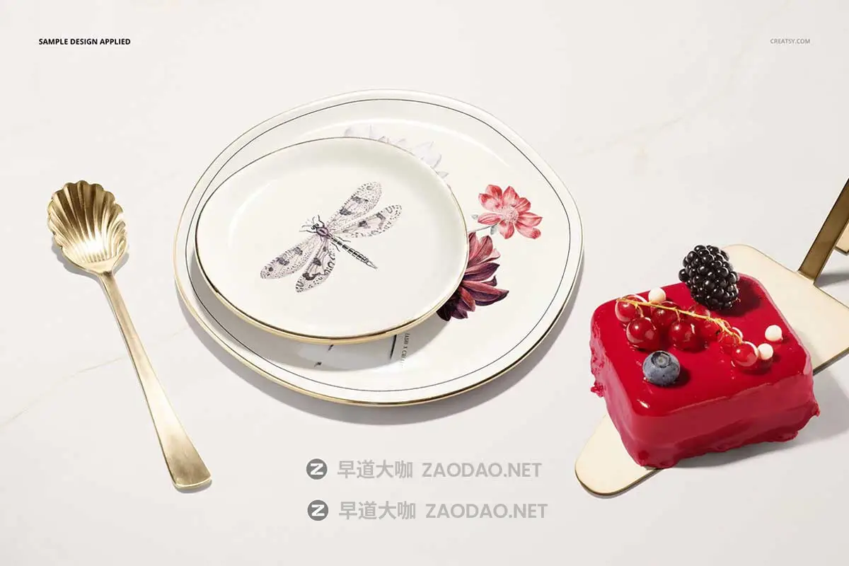 16款瓷盘菜单餐巾纸糕点甜点Vi设计展示效果图Ps贴图样机模板 Plate Mockup Set (pastry shop edition)插图5 16款瓷盘菜单餐巾纸糕点甜点Vi设计展示效果图Ps贴图样机模板 Plate Mockup Set (pastry shop edition)插图5