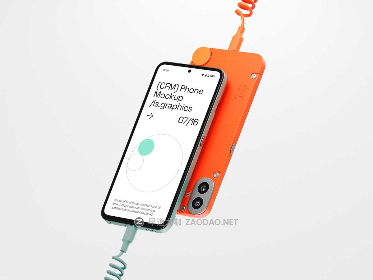 16款UI界面广告设计安卓CMF-Phone手机展示效果图Ps/Sketch/Figma样机模板素材S-Mockups, CMF Phone插图12