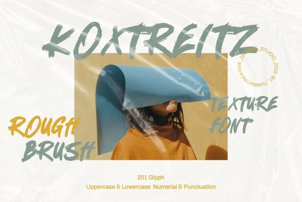 现代优雅杂志海报徽标设计手写英文字体安装包 Koxtreitz – Brush Handwritten Font插图