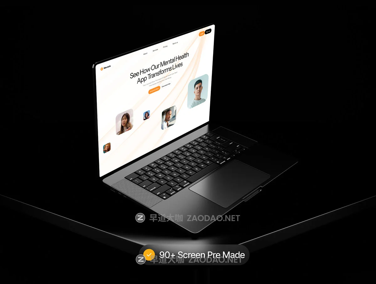 40+屏响应式心里健康医疗保健网站web ui界面设计figma格式模板套件Mentalix – Website Mental Health UI KIT插图6 40+屏响应式心里健康医疗保健网站web ui界面设计figma格式模板套件Mentalix – Website Mental Health UI KIT插图6