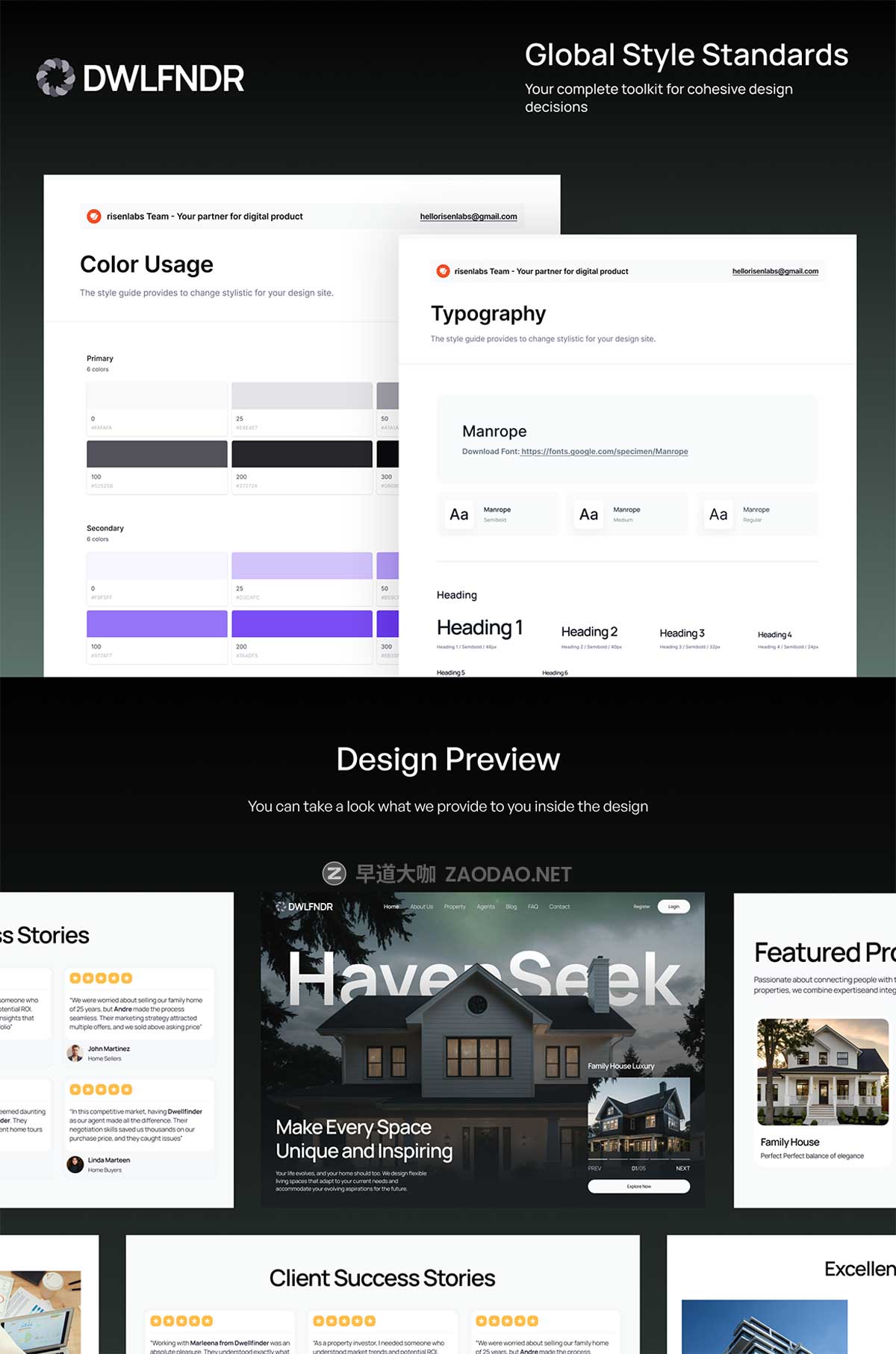 10屏响应式房地产房屋出租租赁中介网站web ui界面设计figma格式模板 Dwellfinder -Real Estate Website插图8