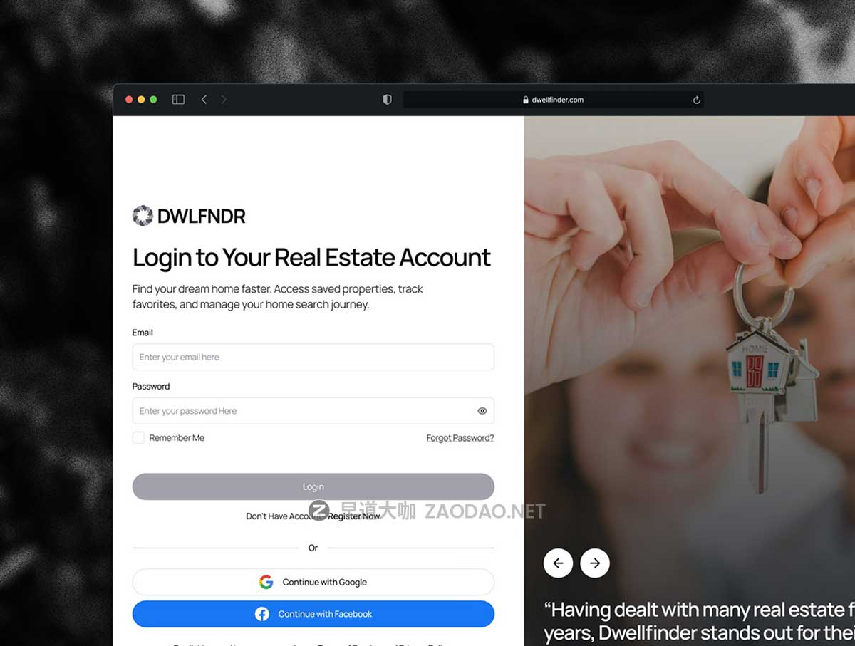 10屏响应式房地产房屋出租租赁中介网站web ui界面设计figma格式模板 Dwellfinder -Real Estate Website插图2