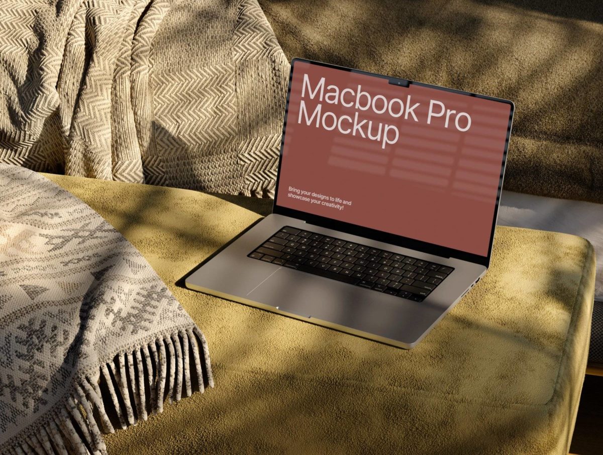 3款北欧风UI作品集界面广告设计iPhone手机iPad平板MacBook电脑展示PSD样机模板 Soft Light Tech Display Mockups插图1