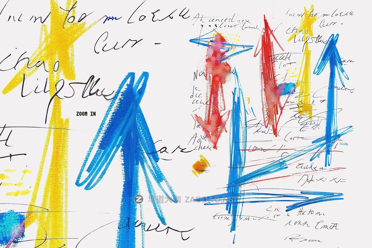 300 Go Crazy Like Basquiat by Lilithcollageart 300款复古潮流前卫街头涂鸦乱涂乱画新表现主义艺术PNG免抠图肌理纹理设计素材插图4