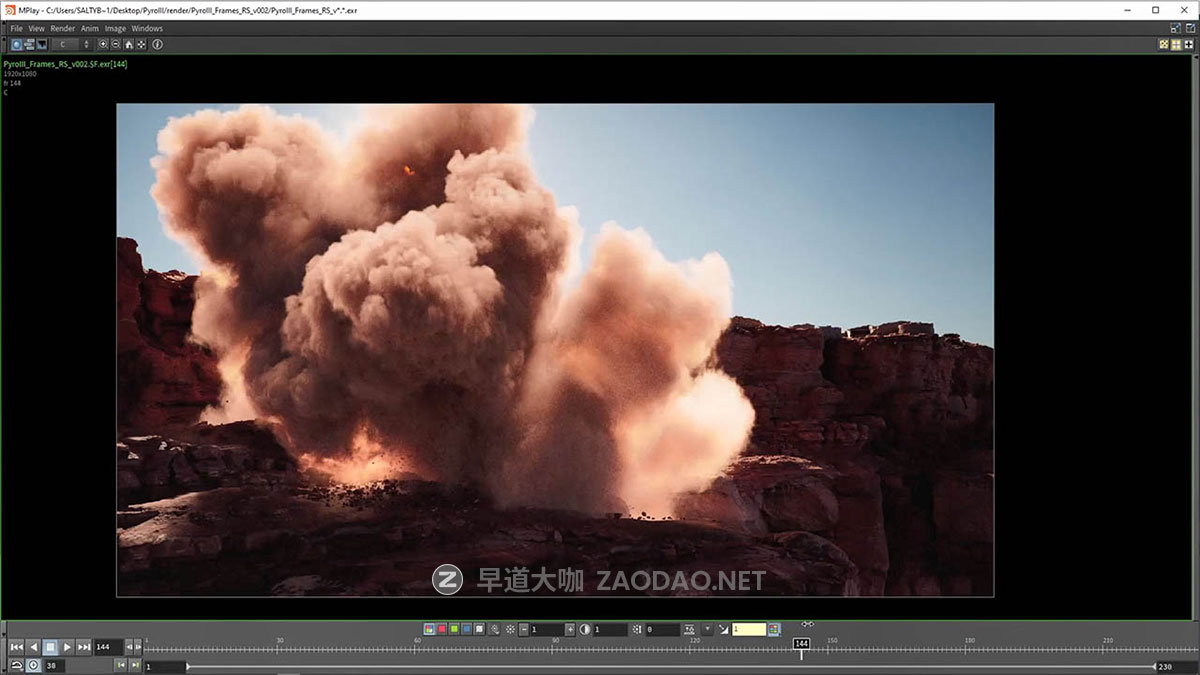 [独家AI翻译] Houdini Pyro大范围爆炸视频特效教程 中文字幕 CG Forge – Pyro III – Large Explosion插图15