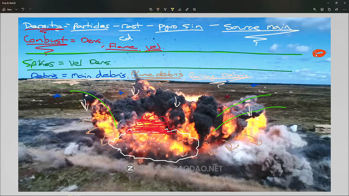 [独家AI翻译] Houdini Pyro大范围爆炸视频特效教程 中文字幕 CG Forge – Pyro III – Large Explosion插图16