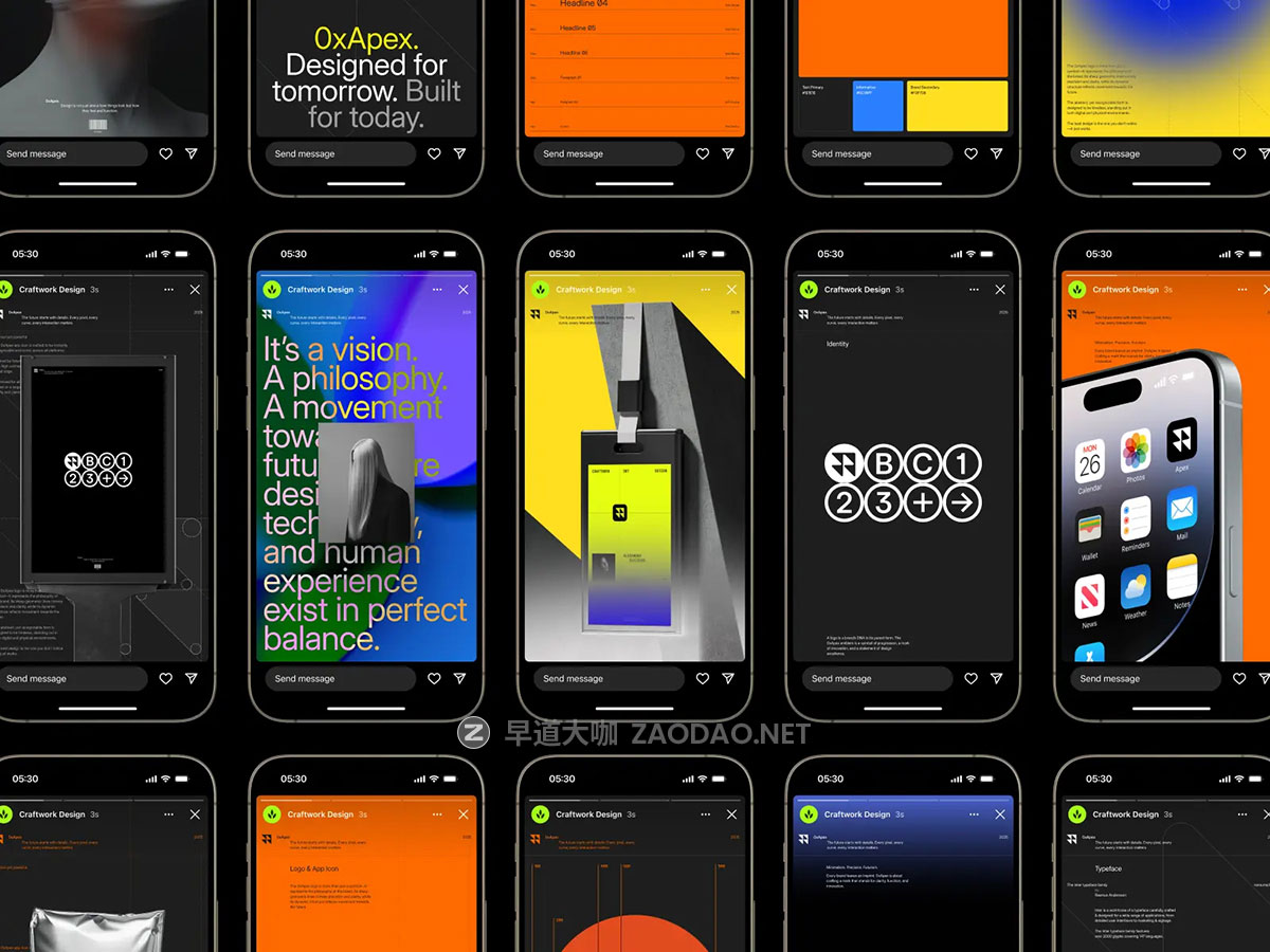 Social Media Template Vol.01 高端ins风社交媒体公众号推文电商海报设计figma模板素材插图6