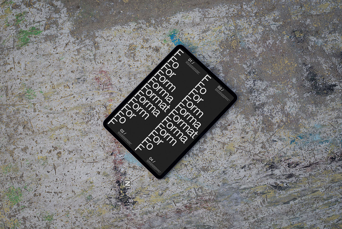 6款国外小众画册海报广告牌名片iPad平板报纸VI展示贴图PSD样机模板 Format Mockup – Branding Mockup Collection 05插图5