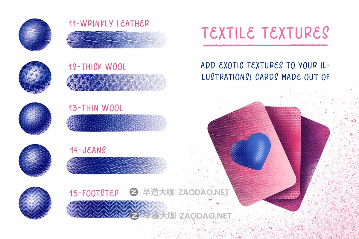 25款颗粒毛笔刷纺织布料纹理procreate笔刷/着色画笔素材包 Fade & Shade Brush Set & Tutorials插图8 25款颗粒毛笔刷纺织布料纹理procreate笔刷/着色画笔素材包 Fade & Shade Brush Set & Tutorials插图8