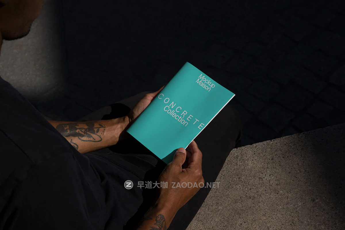 5款国外小众咖啡杯名片画册帆布手提袋快递纸盒VI设计展示贴图PSD样机模板 Mockup.Maison – Concrete1 Collection Vol 2插图2