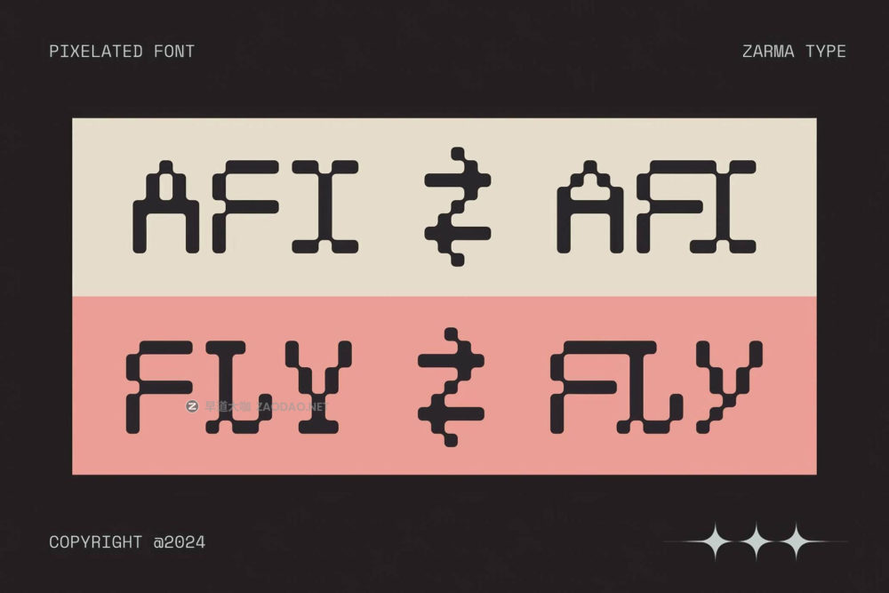 现代复古像素风品牌海报游戏排版设计装饰英文字体 Psygen — Modern Pixel Font插图9