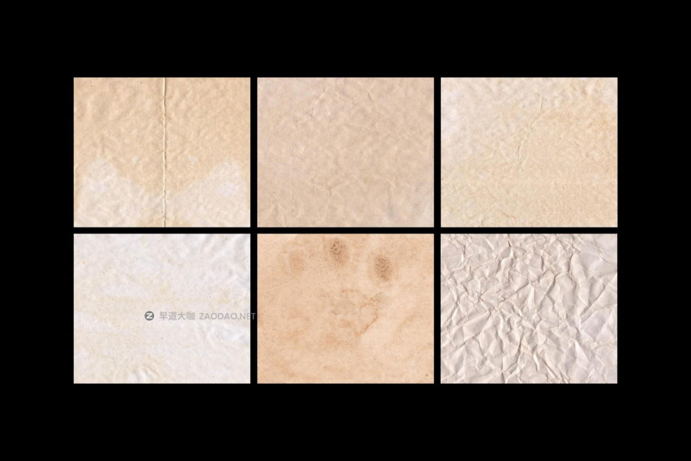 12款复古做旧褶皱纸张纹理高清背景图片 Vintage Paper Textures Pack插图3