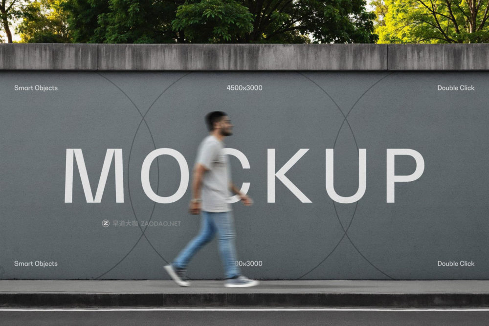 6款逼真城市街头海报广告牌设计展示效果图PSD样机模板 Billboard Advertising Mockup Bundle插图8