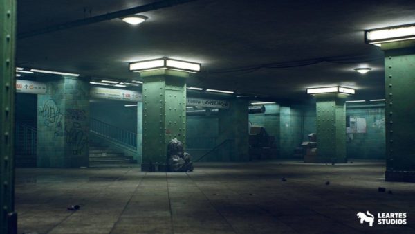 柏林废弃地铁站3D场景资产UE模型 Abandoned Subway Station in Berlin (Abandoned Subway Station Berlin Subway)