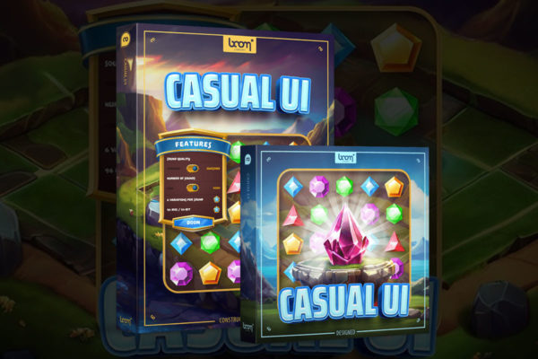 660组休闲游戏UI交互点击移动碰撞爆炸冲击等无损音效素材 Boom Library Casual UI Construction Kit WAV