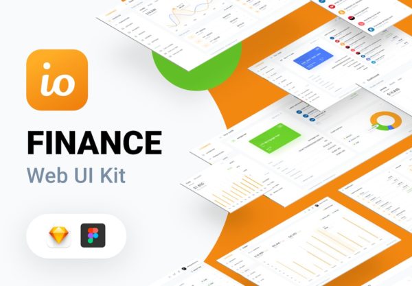 59屏金融理财个人钱包银行仪表盘ui界面设计figma/xd格式素材 IOFINANCE FinTech UI Kit