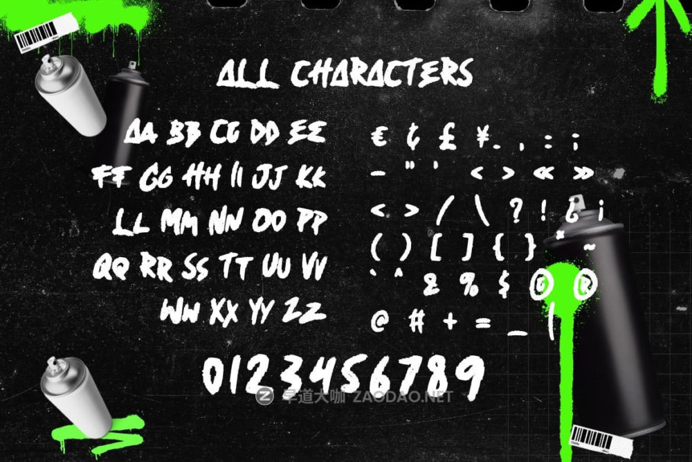 时尚优雅品牌服装海报徽标设计手写英文字体安装包 Kneconz – Dry Brush Font插图7