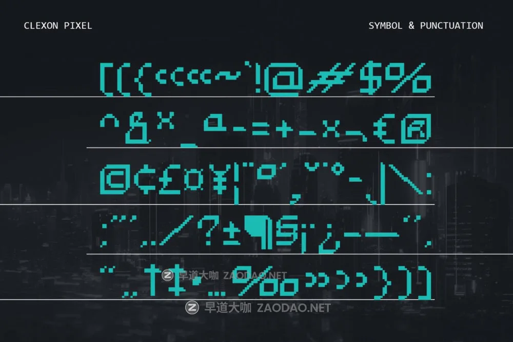 现代复古像素风品牌游戏徽标设计装饰英文字体安装包 Clexon Pixel – Geometric 8Bit Font插图2 现代复古像素风品牌游戏徽标设计装饰英文字体安装包 Clexon Pixel – Geometric 8Bit Font插图2