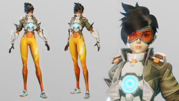 Blender守望先锋游戏猎空3D人物角色建模视频课程 ArtStation – Tracer Character Modeling – Blender 3.1 – Full process videos and 3D models (*blend format) by FlyCat Fly