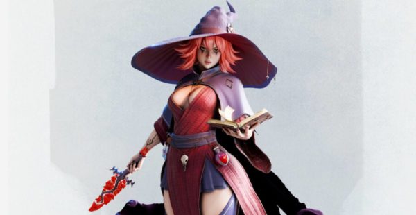 Blender魔法女巫3D人物角色建模视频教程 Witcher Character Sculpt by FlyCat Fly