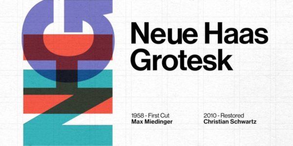 22款字重现代时尚几何风格海报包装Logo设计无衬线英文字体家族 Myfonts – Neue Haas Grotesk Display Font Family