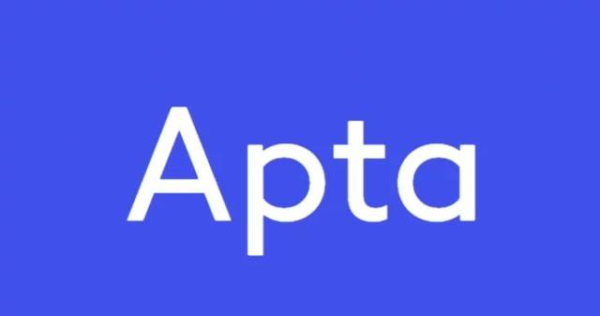 12款字重现代风格几何艺术杂志海报标题Logo设计无衬线英文字体 Apta Font Family
