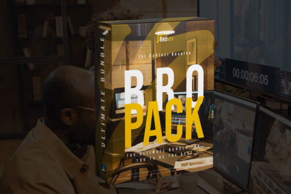 BroVFX – ULTIMATE BRO PACK DAVINCI RESOLVE 达芬奇预设 643组视频剪辑转场文字标题视觉特效工具音效素材合集包