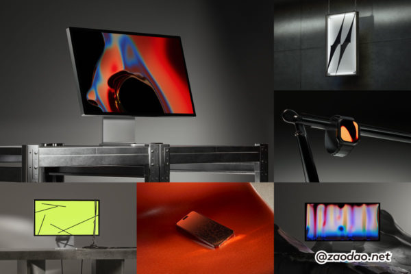8款高端工业风UI作品设计iPhone手机iWatch手表Mac电脑展示效果图PS样机模板素材 PLY – Mockup Collection P1