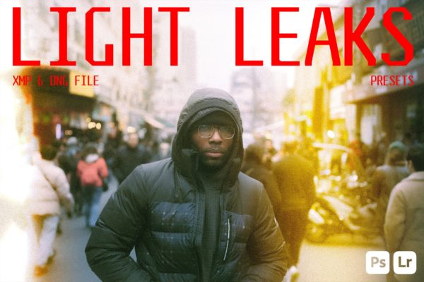 复古梦幻美学暖色调旅行肖像街拍照片调色Lightroom预设 Light Leaks Presets – STBRN