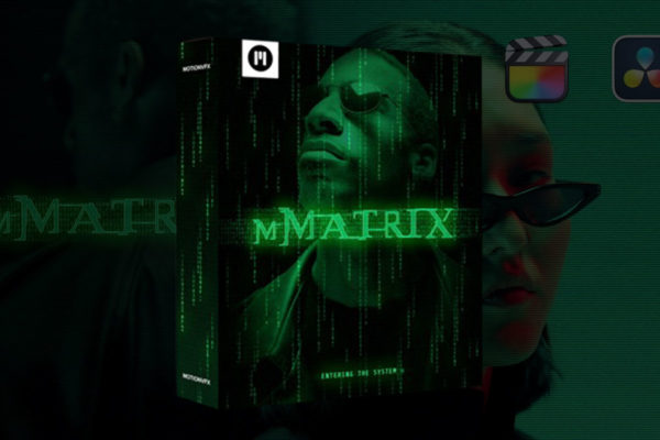 MotionVFX – mMatrix FCPX & DVR FCPX/达芬奇插件 科幻电影《黑客帝国》风格代码故障文字标题排版转场包