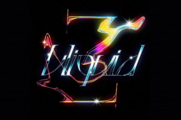 26款赛博朋克Y2K风金属镀铬发光标题文本Logo设计PS样式模板 Chrome Text Template