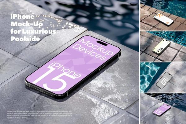 逼真户外拍摄UI界面作品设计苹果iPhone手机展示贴图PSD样机模板 iPhone Mockup Travel Brand Identity