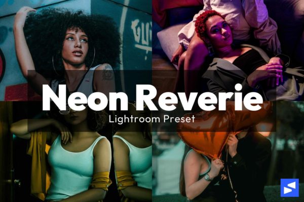 时尚都市街头肖像电影照片调色Lightroom预设 Neon Reverie Preset – EGLS