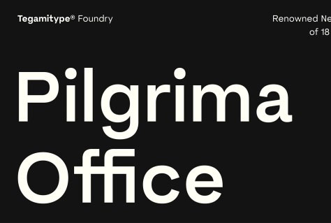 MyFonts – TG Pilgrima Office Font Family 18款字重现代极简几何美学品牌logo海报标题设计无衬线英文字体家族特色图 MyFonts – TG Pilgrima Office Font Family 18款字重现代极简几何美学品牌logo海报标题设计无衬线英文字体家族