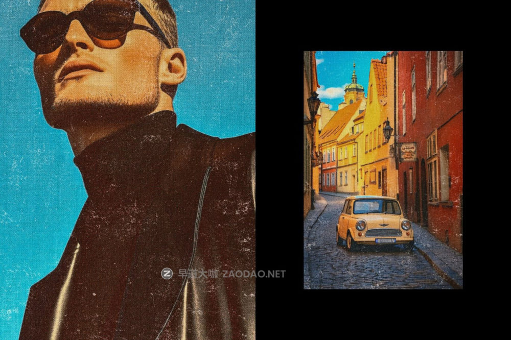 破旧粗糙划伤照片效果ps特效滤镜样机 Worn Old Book Photo Effect插图6 破旧粗糙划伤照片效果ps特效滤镜样机 Worn Old Book Photo Effect插图6