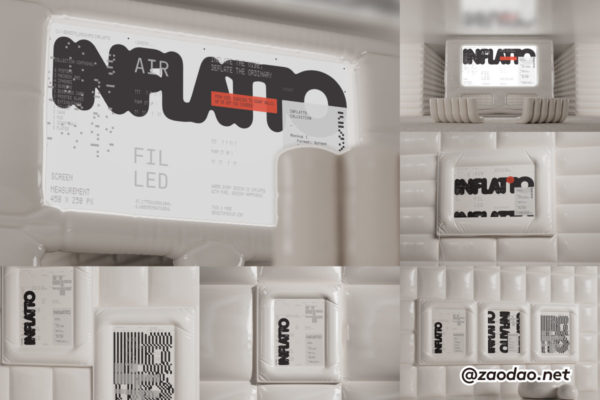 7款国外小众前卫UI作品设计数码电子屏贴图PSD样机模板 Bendito.Mockup – Inflatto Mockup P2特色图 7款国外小众前卫UI作品设计数码电子屏贴图PSD样机模板 Bendito.Mockup – Inflatto Mockup P2