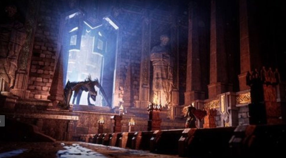 Blender概念龙场景3D资产素材 Dragon Ruins Modular Kit