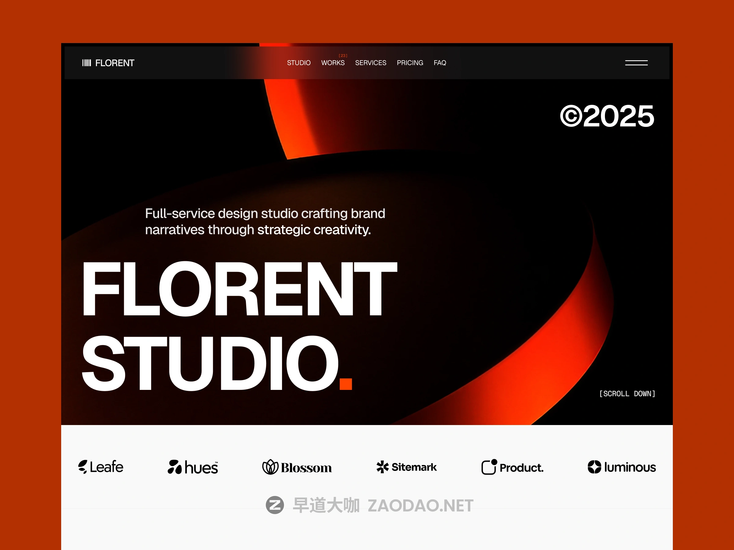 响应式设计师作品集工作室网站UI界面交互设计Framer模板素材 Florent Studio Framer Templates插图 响应式设计师作品集工作室网站UI界面交互设计Framer模板素材 Florent Studio Framer Templates插图