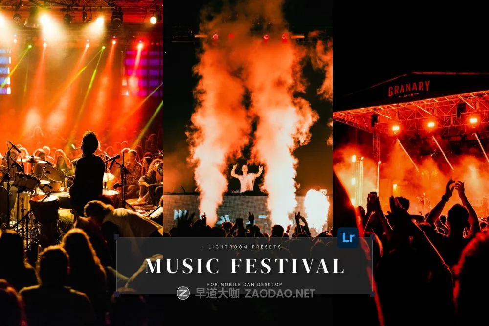 音乐节灯光激光彩色烟雾DJ表演摄影照片调色Lightroom预设 Music Festival Lightroom Presets插图 音乐节灯光激光彩色烟雾DJ表演摄影照片调色Lightroom预设 Music Festival Lightroom Presets插图